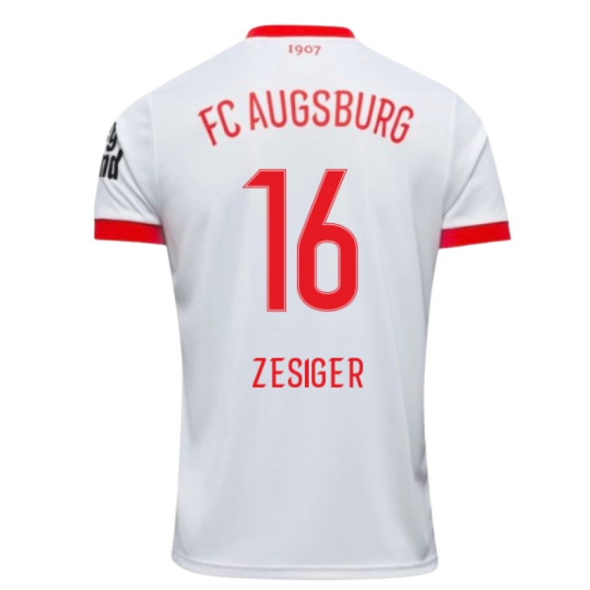 2025-2026 Fc Augsburg Home Shirt (zesiger 16) - Unbeatable Value
