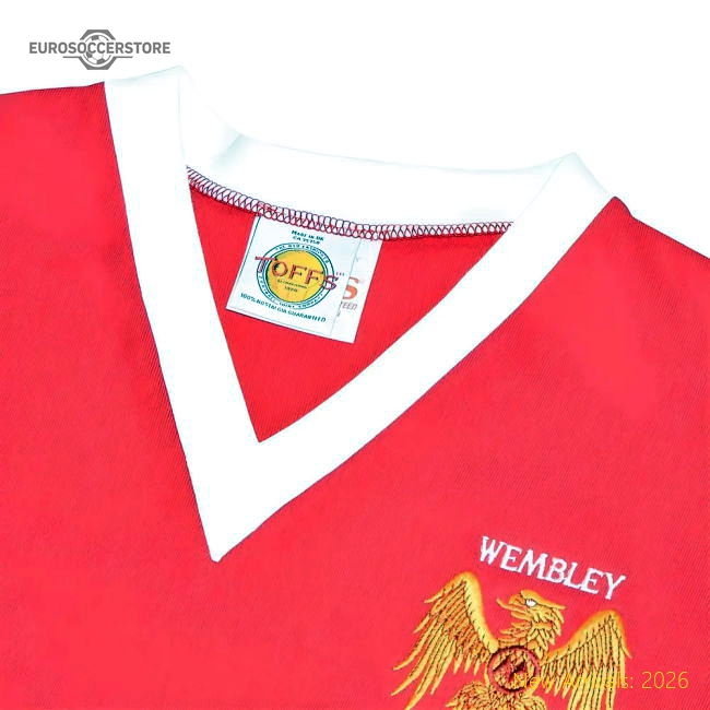 Manchester Reds 1958 FACF Kids Old School Football Shirt