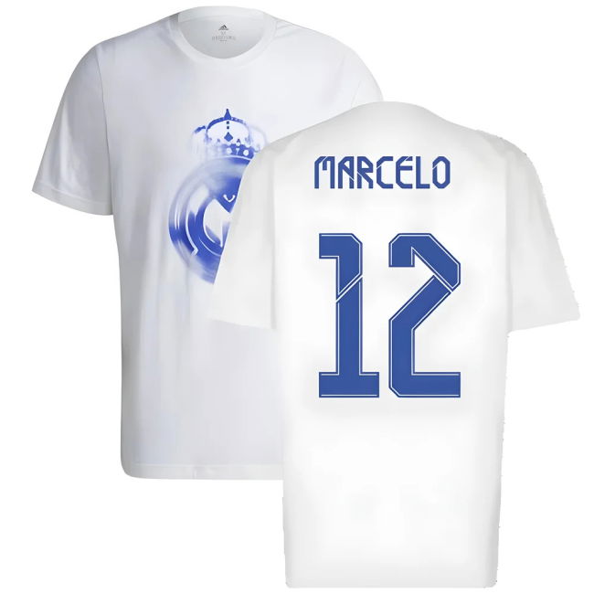 2021-2022 Real Madrid Budget Friendly Football Shirt (White-Blue)