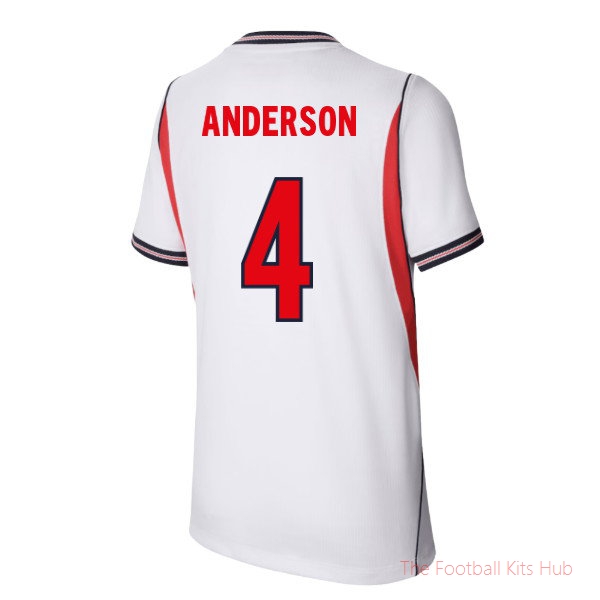 2026-2027 England Home Shirt (Kids) (Anderson 4)
