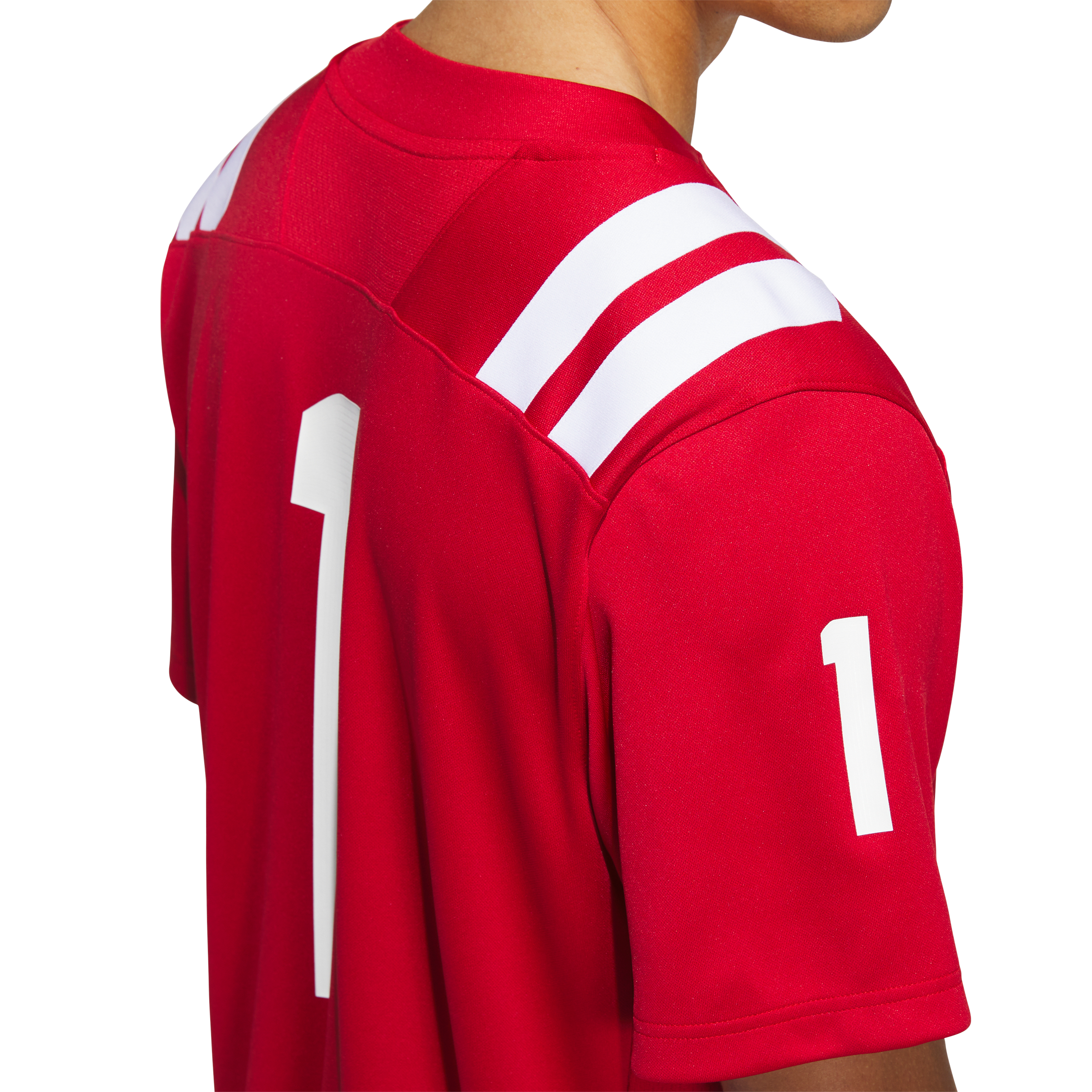 #1 Nebraska Huskers adidas Home Premier Jersey - Scarlet