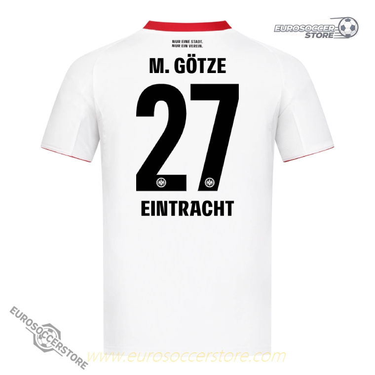 M. GÖTZE's Eintracht Frankfurt Away Jersey, Number 27, for the 25-26 Season