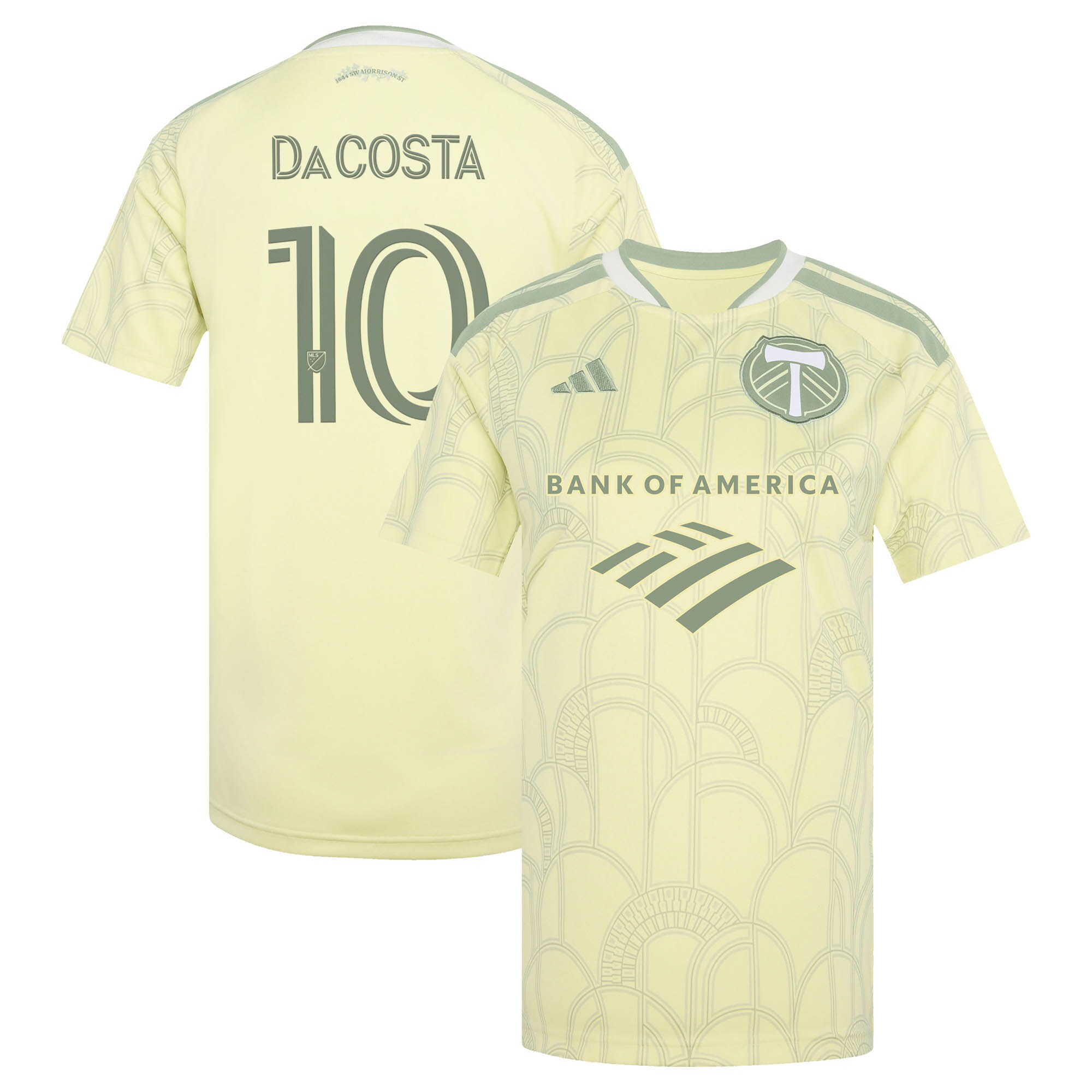 [SJH] David Da Costa Portland Timbers Women's 2026 Civic Stadium Kit Replica Jersey - Yellow