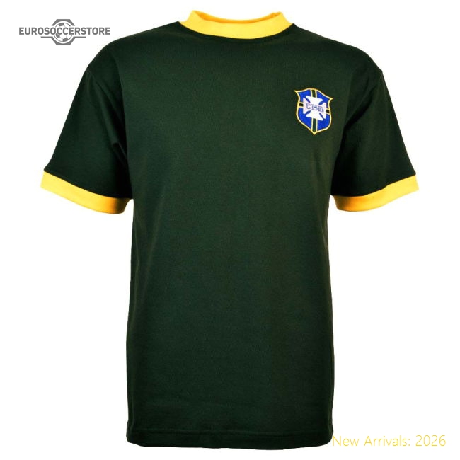 Brazil 1960s Away Retro Football Shirt