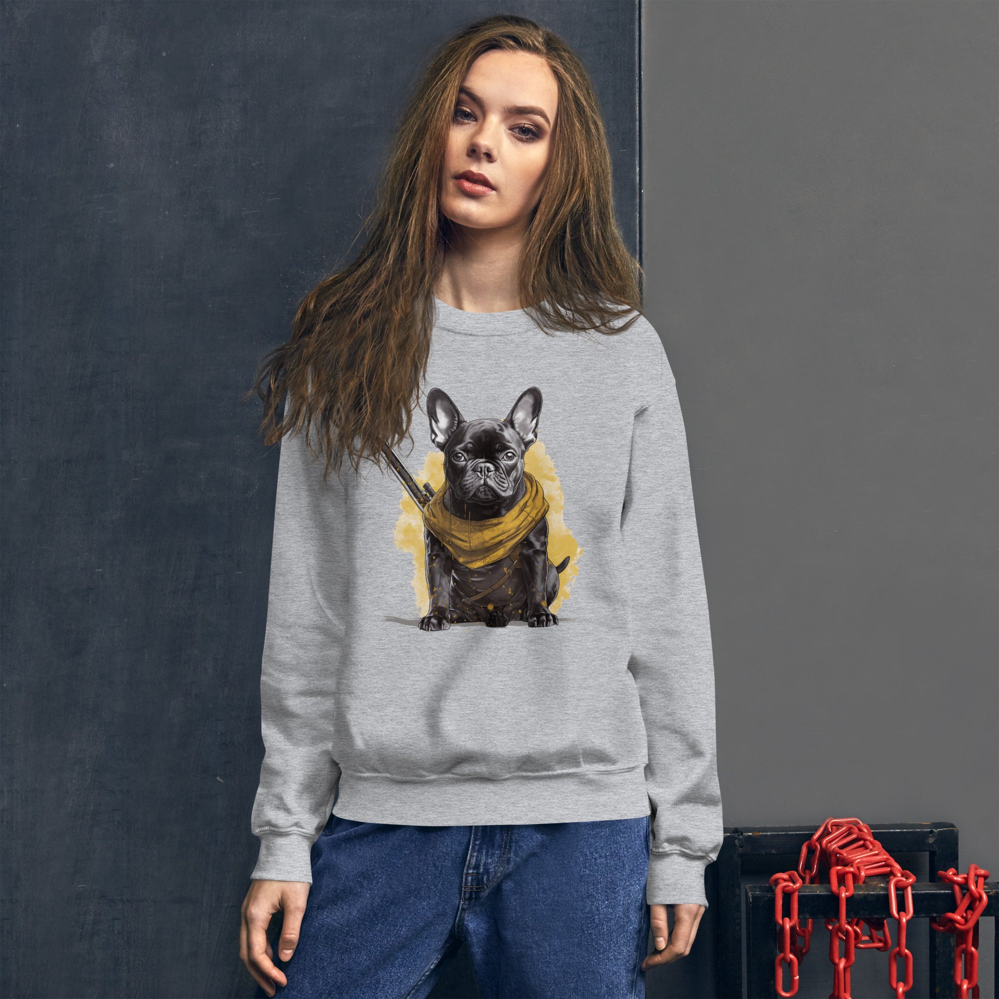 Sweatshirt: Chic And Cozy Wear For Dog Lovers Frenchie Themed Wear
