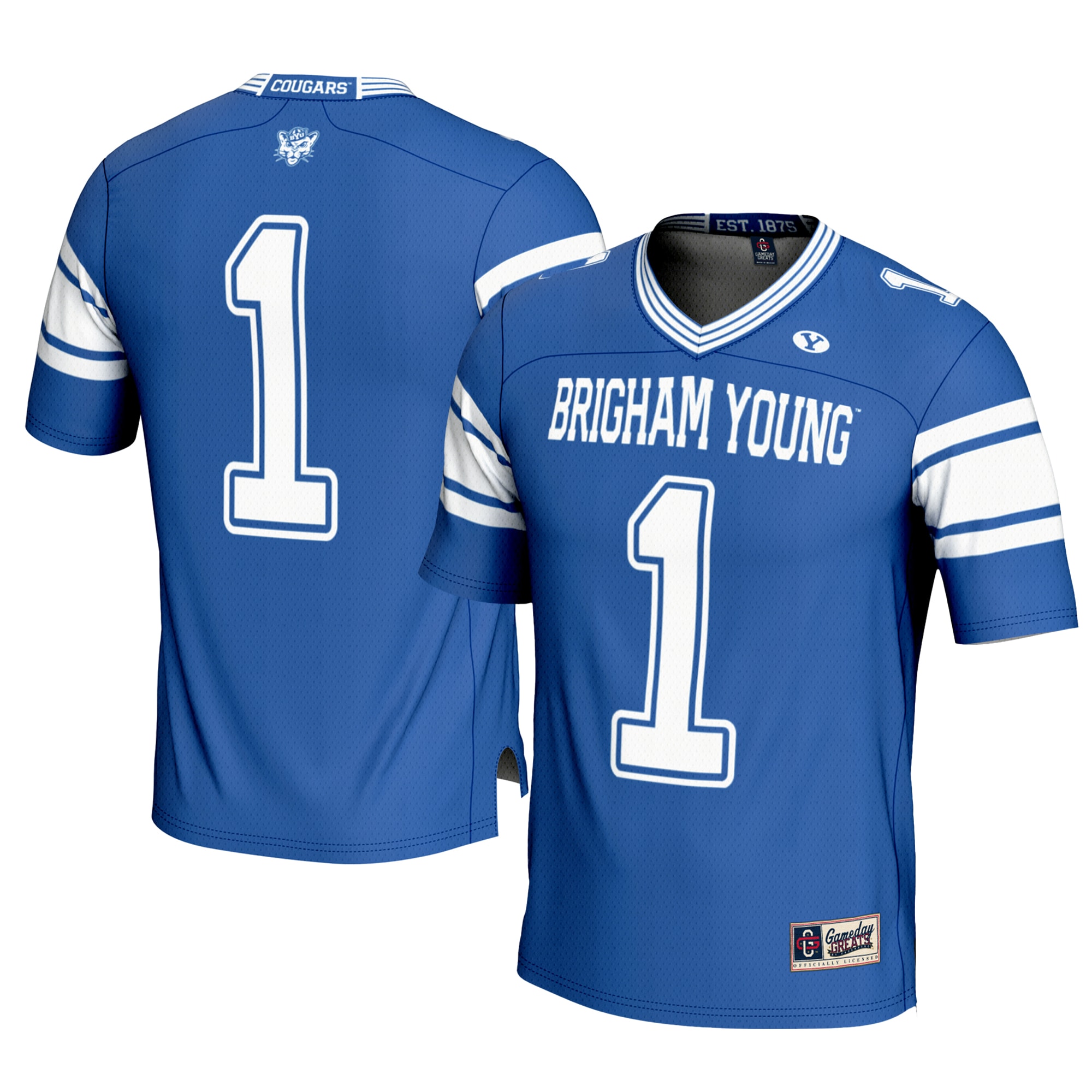 [Youth] BYU Cougars #1 Football Jersey - Royal | Stadium Series 2026/27