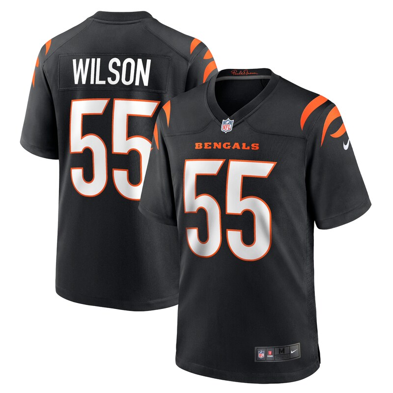 None Logan Wilson Record-Breaker CIN Bengals Durable Jersey for NFL Fa