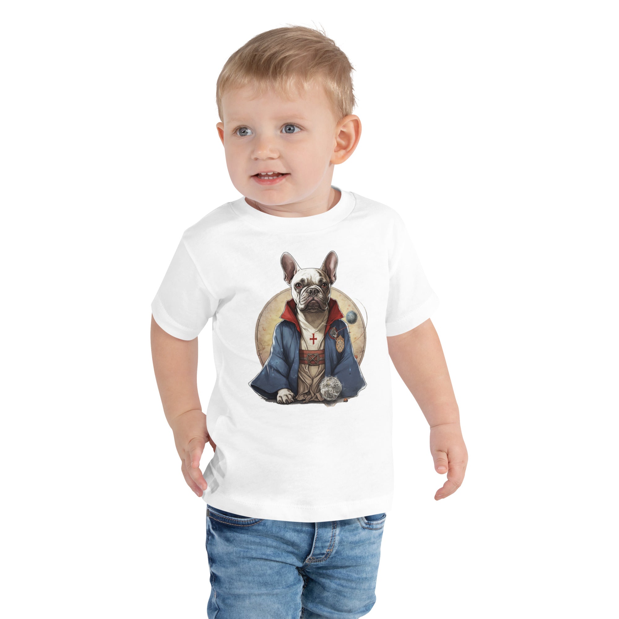 Frenchie T-shirt - Durable Time-traveling Canine Apparel For Dog Lovers