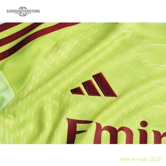 2025-2026 Arsenal Home Goalkeeper Shirt (Yellow) - Kids
