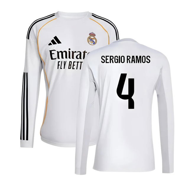 Camiseta Real Madrid Hombres Local 2025-2026 - Alta Calidad - Ramos 4