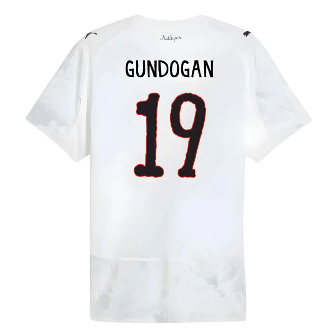 2025-2026 KIDSUPER x Manchester City CWC Authentic Shirt (White) (Gundogan 19)