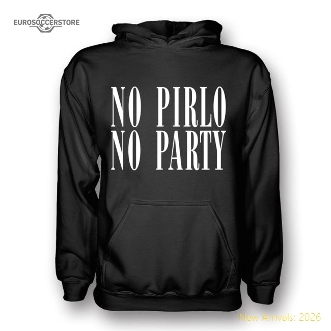 No Pirlo No Party Hoody (black) - Kids
