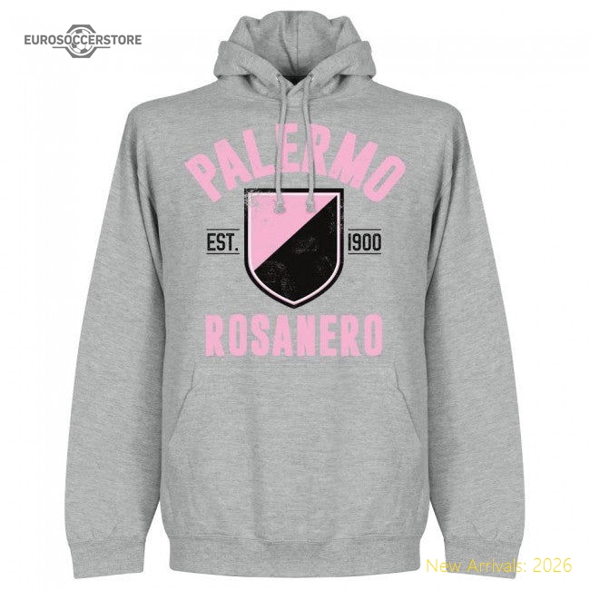 High-quality Rosanero Established Hoodie - Grey - Excellent Value