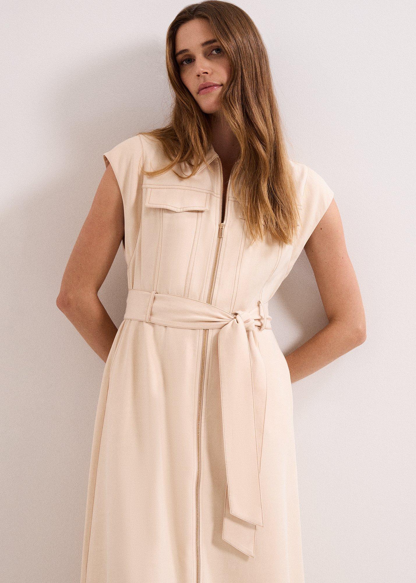 Petite Alira Stone Utility Dress