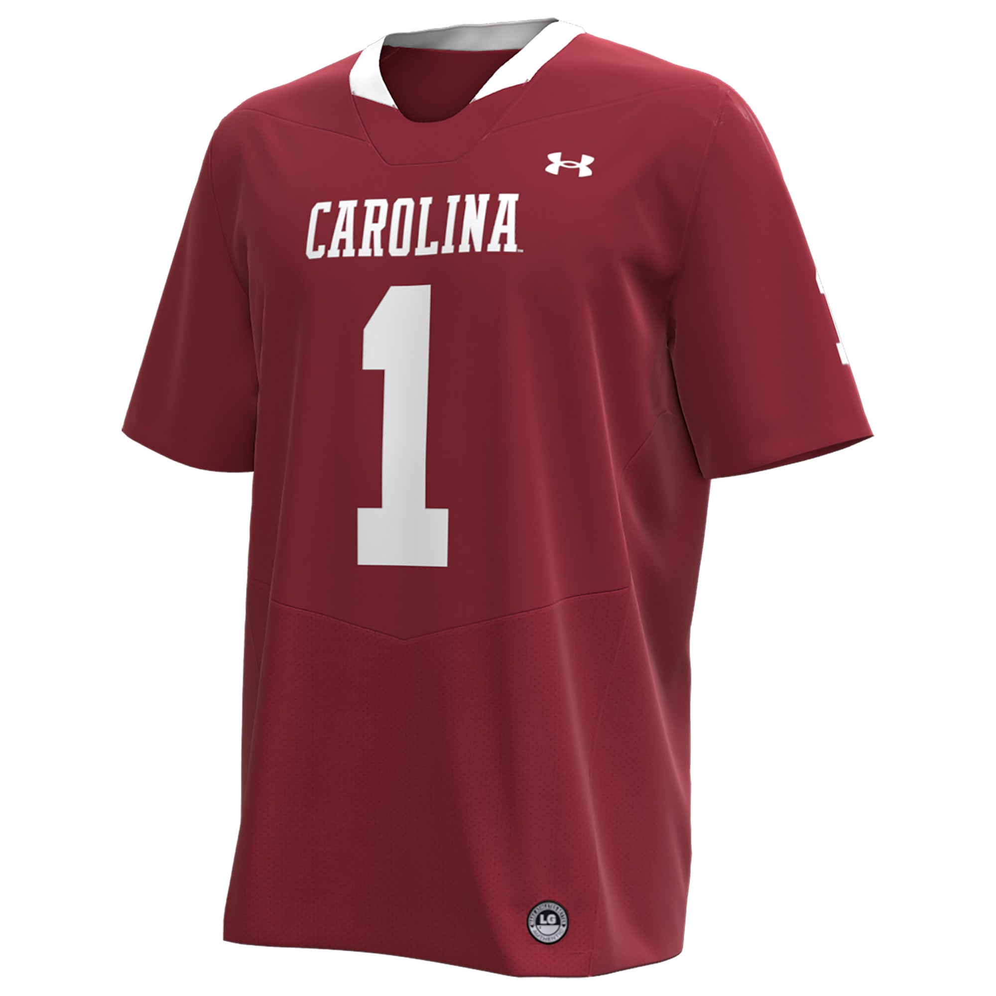#1 South Carolina Gamecocks Under Armour Throwback Replica Jersey - C Garnet