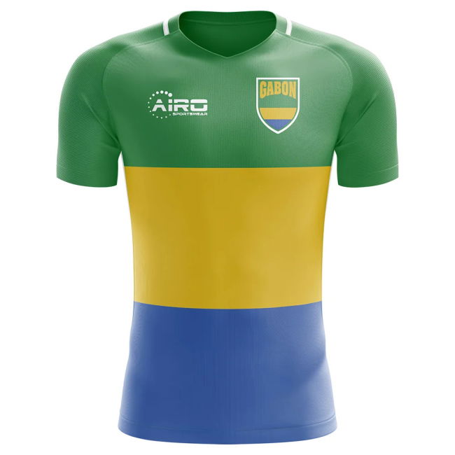Top-Tier 2025-2026 Gabon Home Concept Football Shirt (Your Name) -Kids