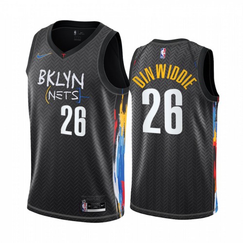Nike Nets Black Brooklyn Nets #26 Jersey - NBA Fan Apparel