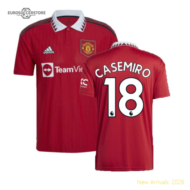 2022-2023 Man Utd Home Shirt (casemiro 18) - Excellent Value