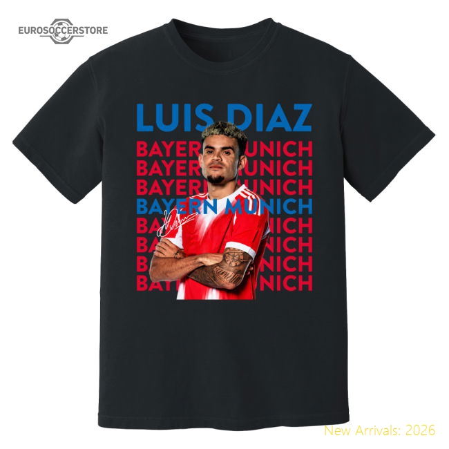 Bayern Munich T-Shirt Fan Version For Adults (Black) Soccer Jersey