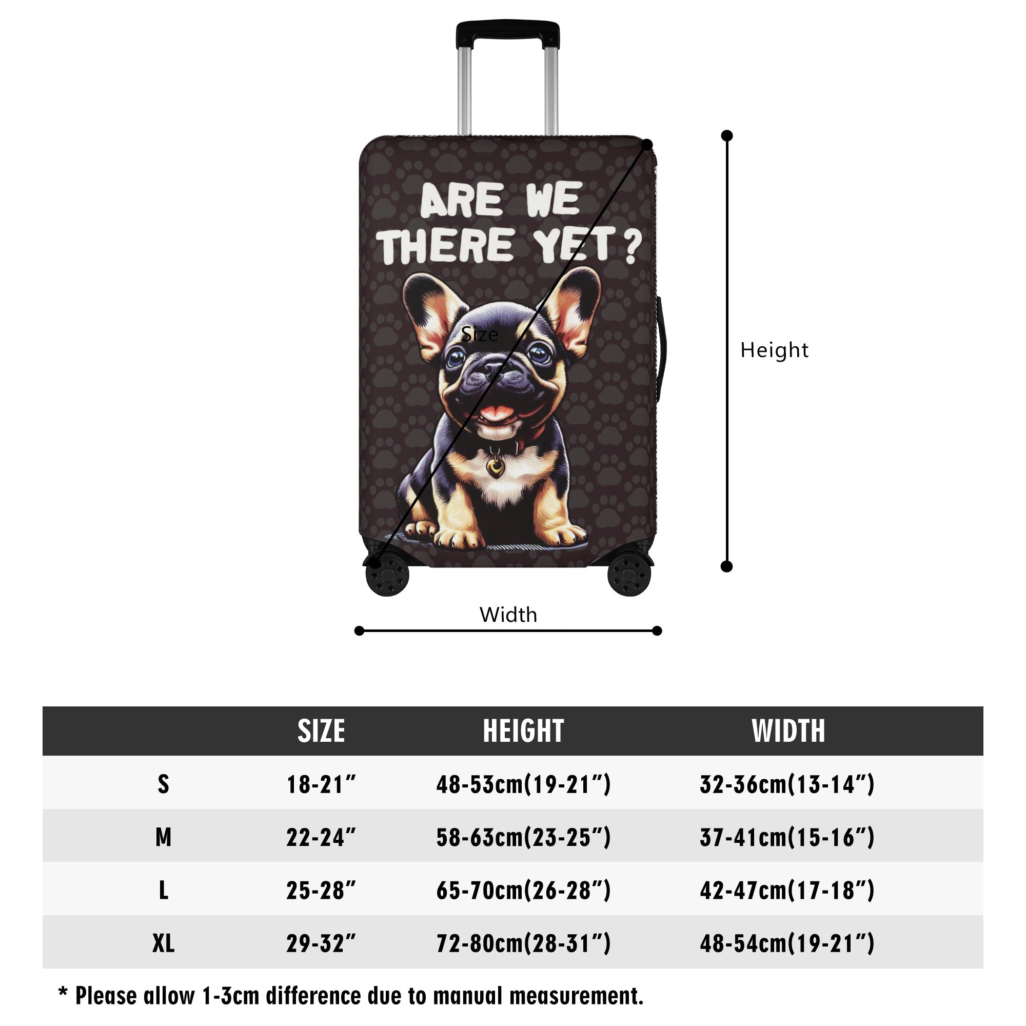 French Bulldog Dior Luggage Cover Useful Frenchie Gear