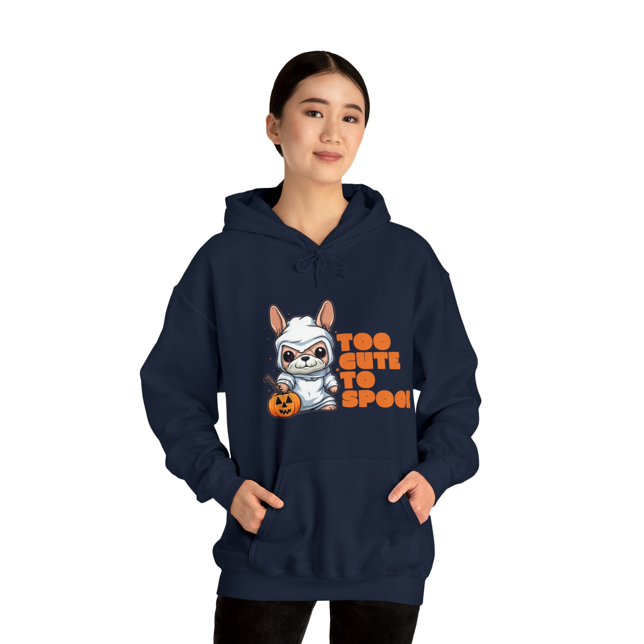 French Bulldog Too Cute To Spook Halloween Unisex Hoodie Durable Dog Item