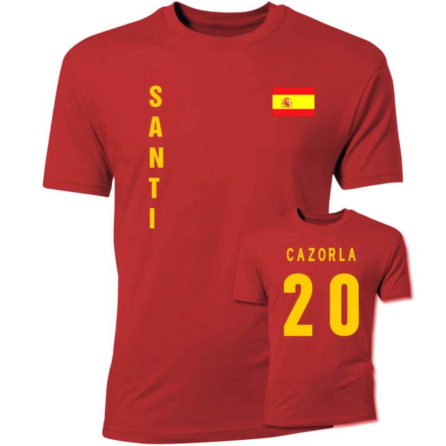Updated Performance Spain Home Soccer Jersey