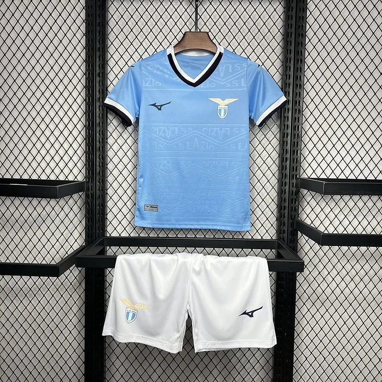 Kids Lazio 2425 Home Kit ShirtShorts - Official Replica 20019