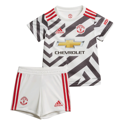 Quick Dry Man Utd Kids Manchester United 20-21 Third WhiteBlack