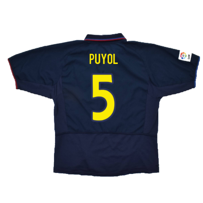 Barcelona 2003-04 Third Shirt ((Very Good) XXL) (Puyol 5)