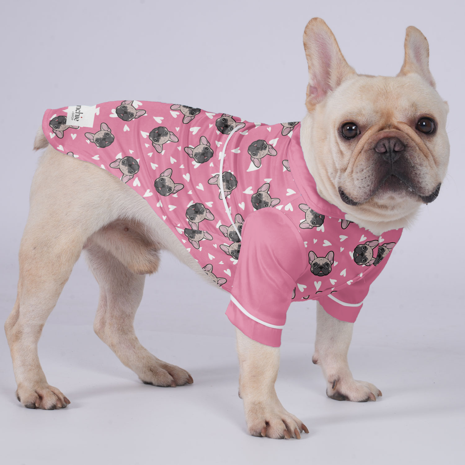 Minimal-Aesthetic Danton - Pajamas For French Bulldog for Home Use