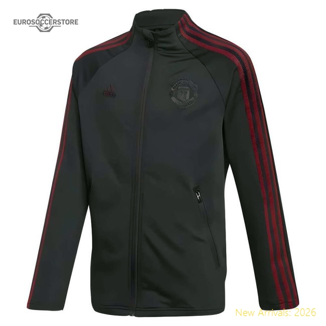 Performance 2020-2021 Man Utd Anthem Jacket Black - Kids