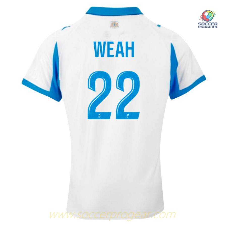 OM Match Quality Home Children Soccer Uniform Team Jersey 2025/26 Collection Weah