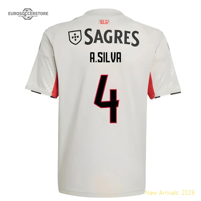 2025-2026 Benfica Away Youth Kit (A.Silva 4)
