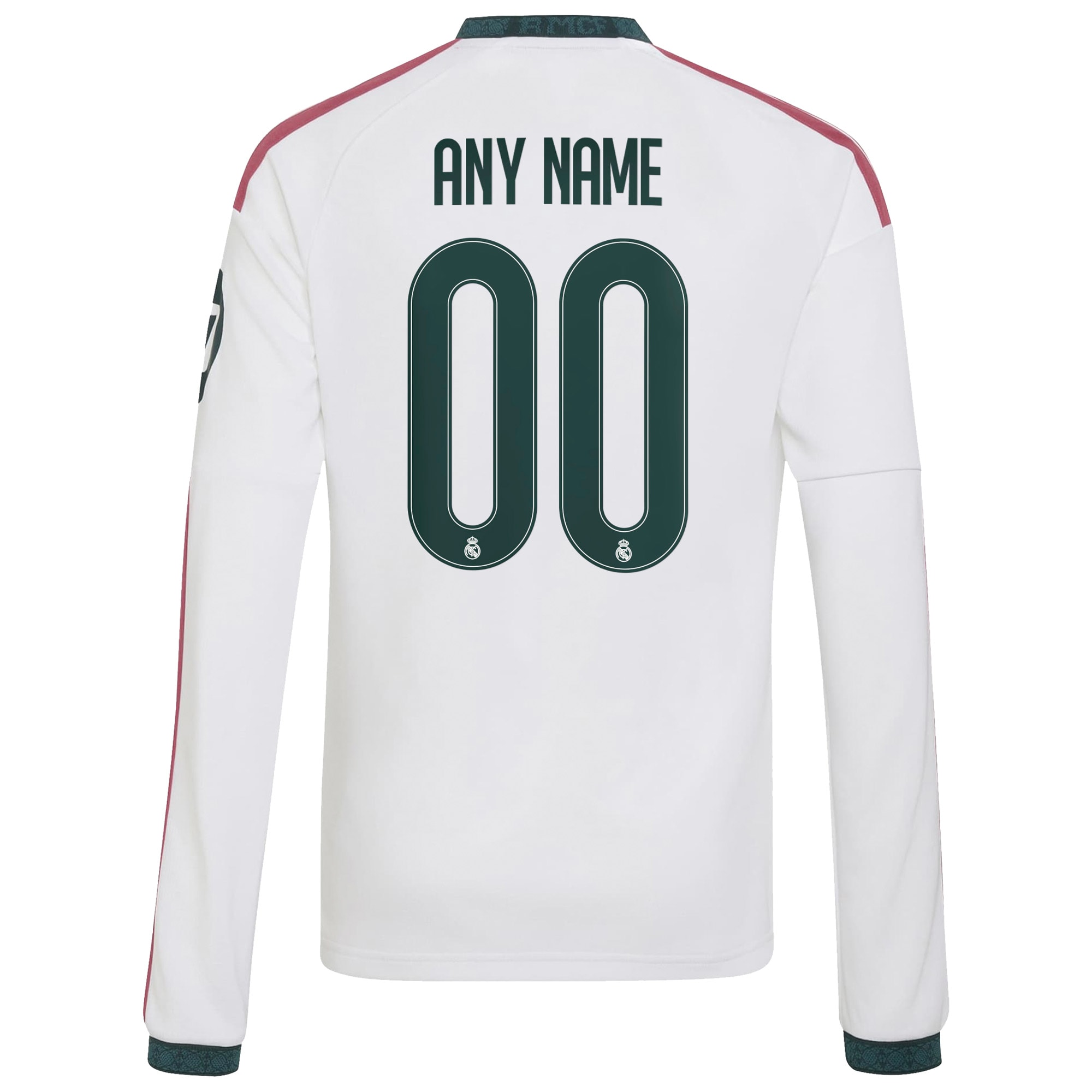 [JED] Real Madrid Youth 2026/27 Home Replica Custom Long Sleeve Jersey - White