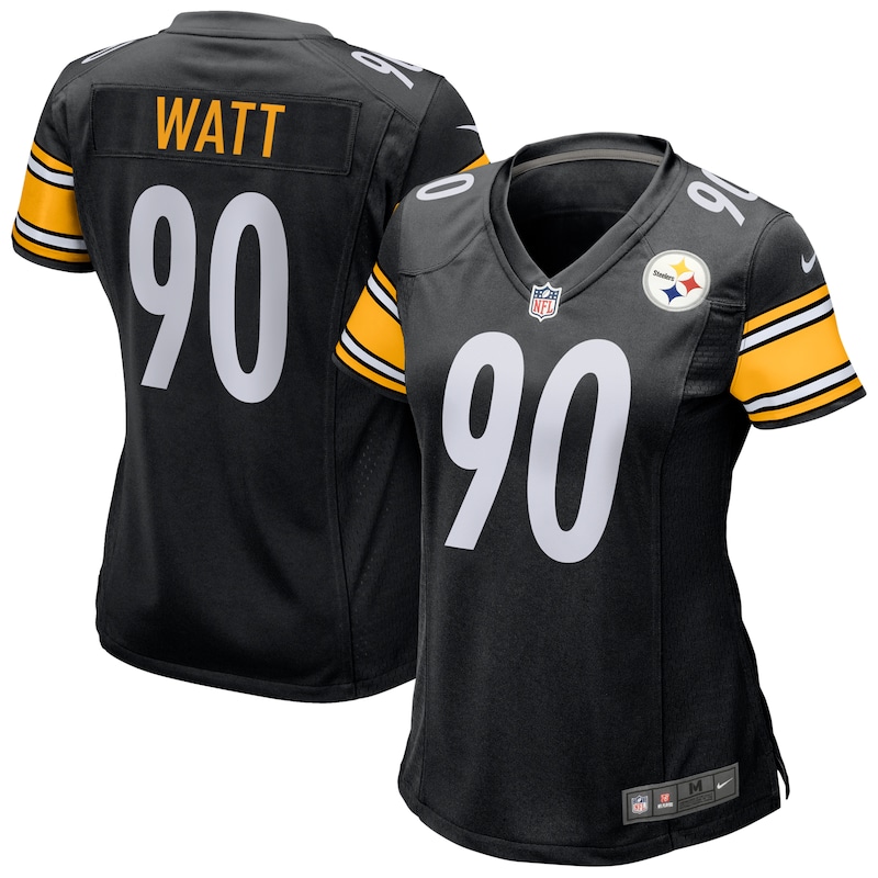 None T.J. Watt Record-Breaker PIT Steelers High-Quality Jersey