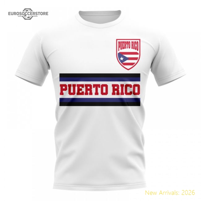 Excellent Puerto Rico Core Football Country T-shirt (white)