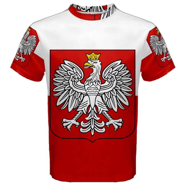 Poland Flag Sublimated Sports Jersey