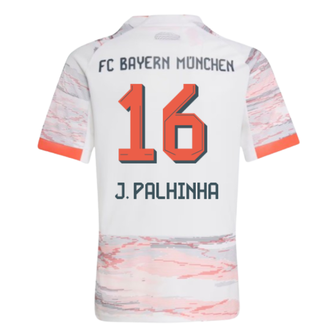 Elite 2025-2026 Bayern Munich Away Jersey (kids) (j Palhinha 16)