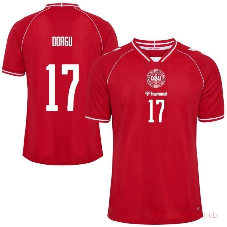 Denmark Home Shirt 2026/27 Pro Player Edition DORGU 17