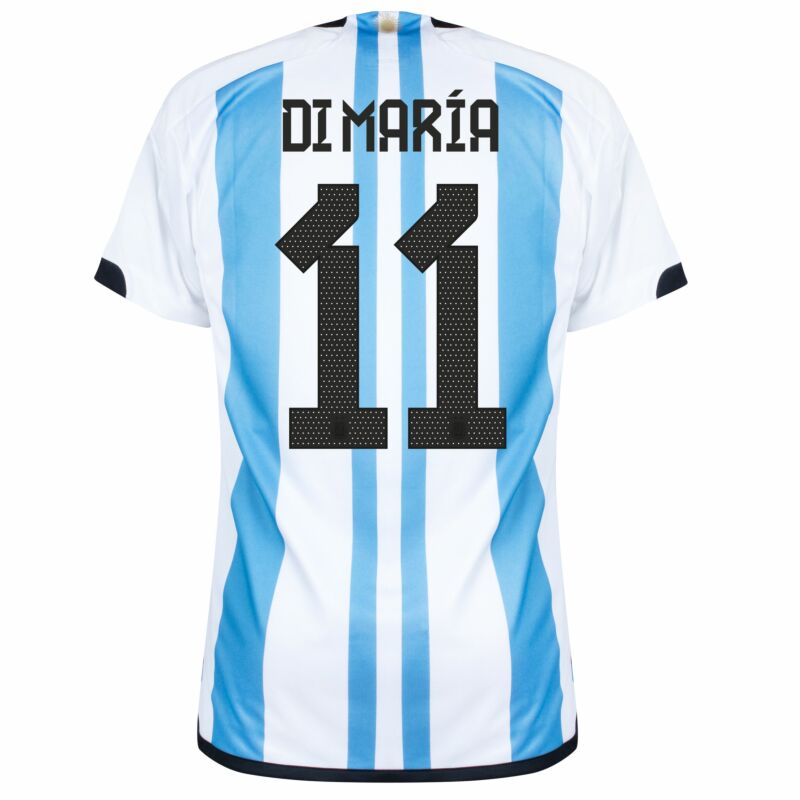 ARGENTINA Genuine HOME SHIRT WORLD CUP 2022 DI MARIA