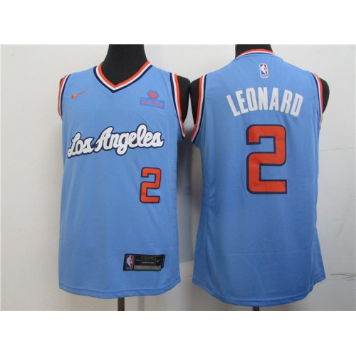 Clippers Blue Kawhi Leonard #2 Nike Jersey - Basketball Jersey