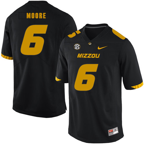 stitched Men's None None #6 Black 2024 Football Jersey replica