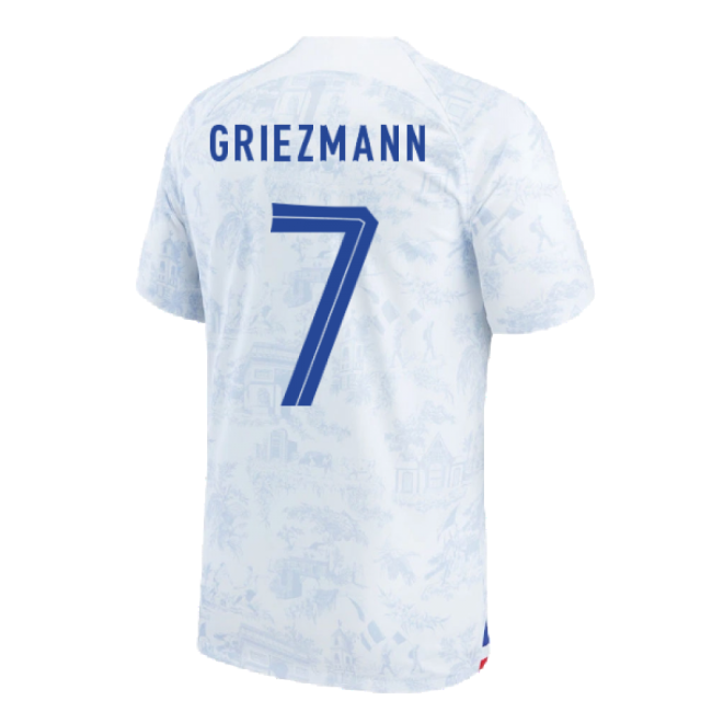 France Away Kit 2022-2023 Stadium Edition Jersey Game Ready