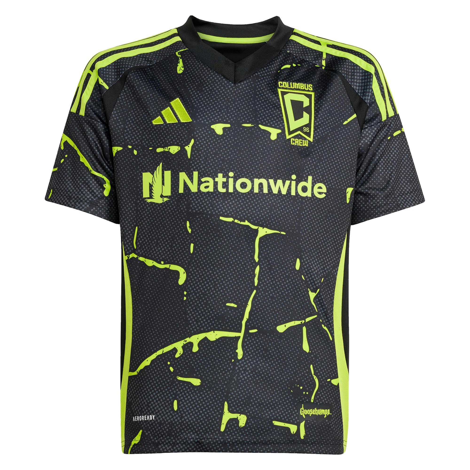 [SJH] Columbus Crew Youth 2025 The Goosebumps Kit Replica Jersey - Black