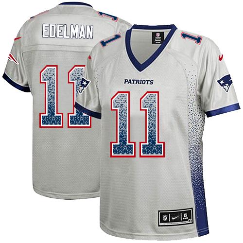 Authentic NFL NE Patriots #11 Julian Edelman Team Color Elite Jersey