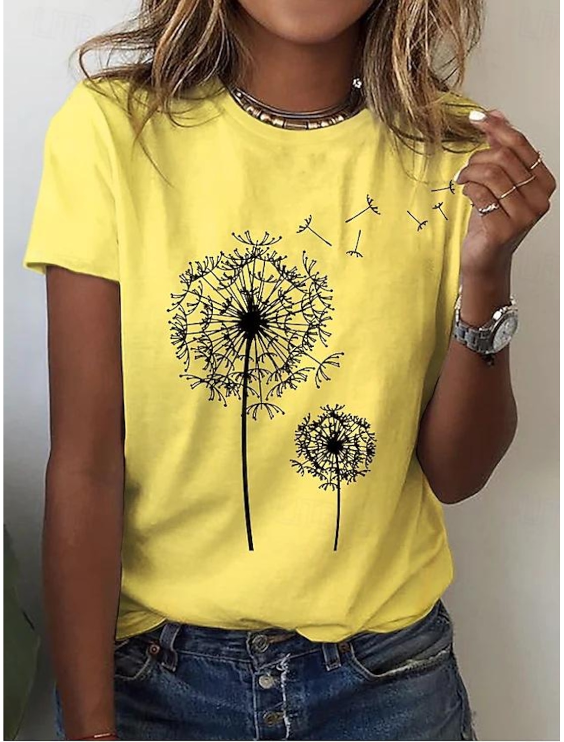 Women's Mini Dress Casual Dress T Shirt Dress Tee Dress Floral Dress Fashion Modern Daily Outdoor Vacation Regular Fit Graphic Geometric Short Sleeve Crew Neck White Yellow Navy Blue Grey Summer