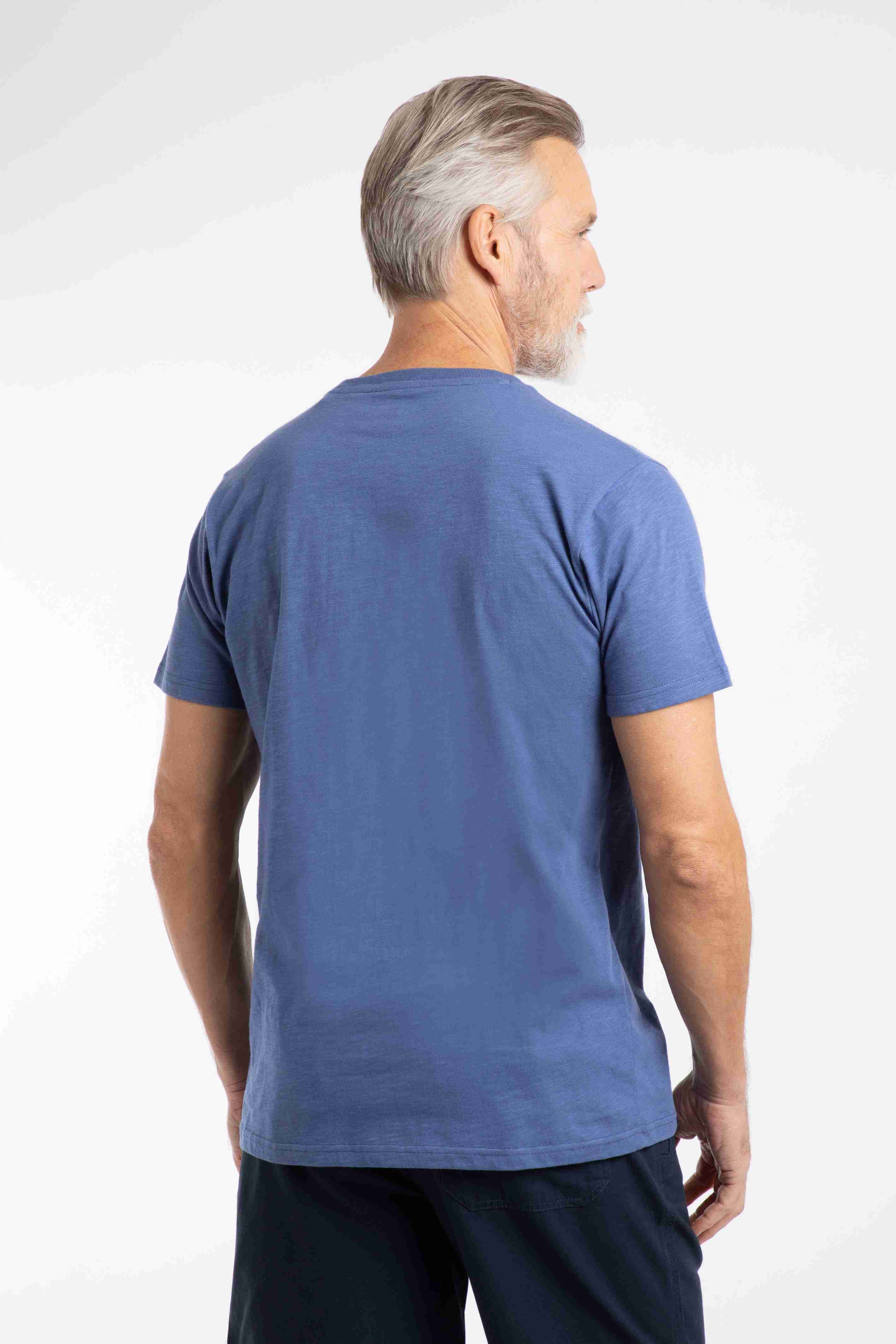 Fished Branded T-Shirt Faded Blue