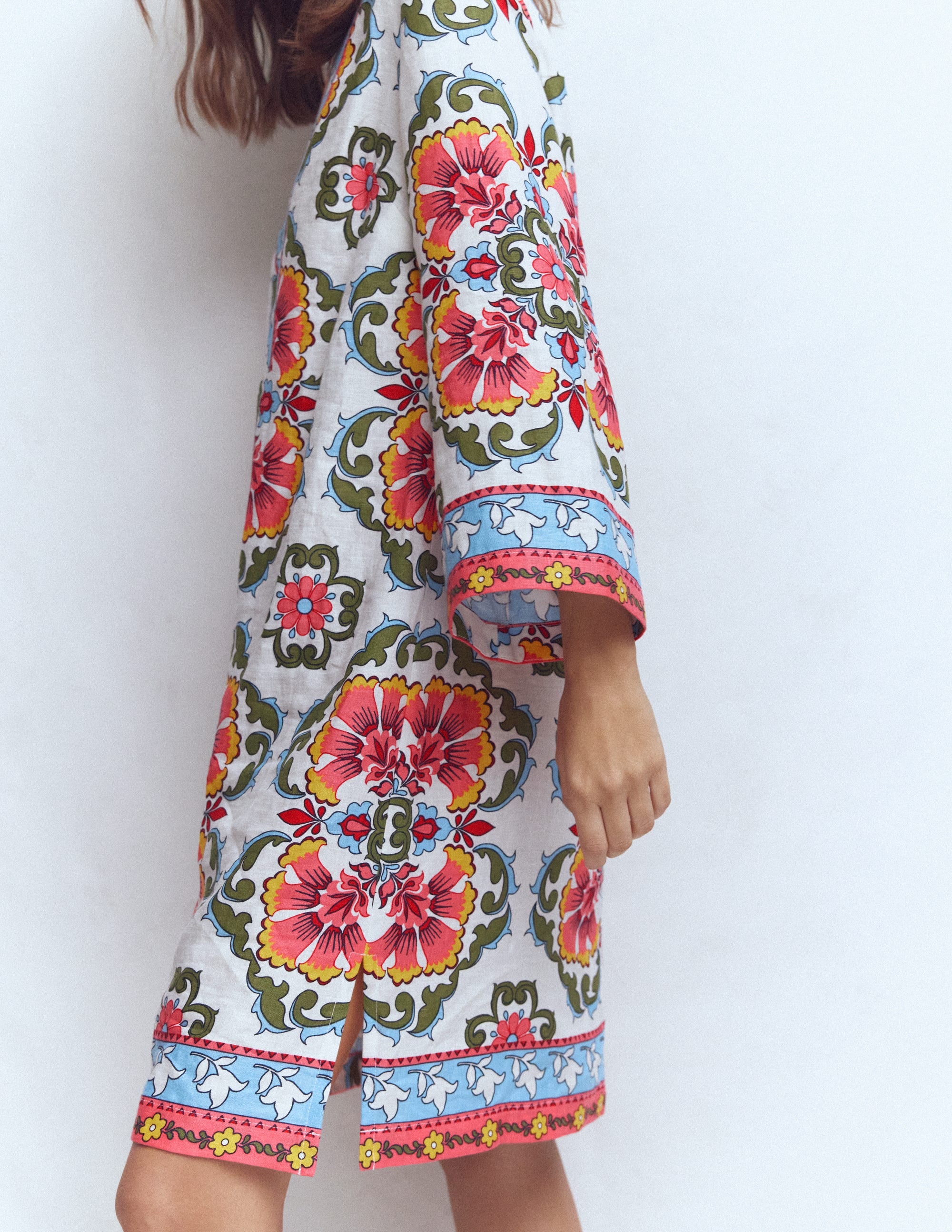 Carmen Linen Short Dress