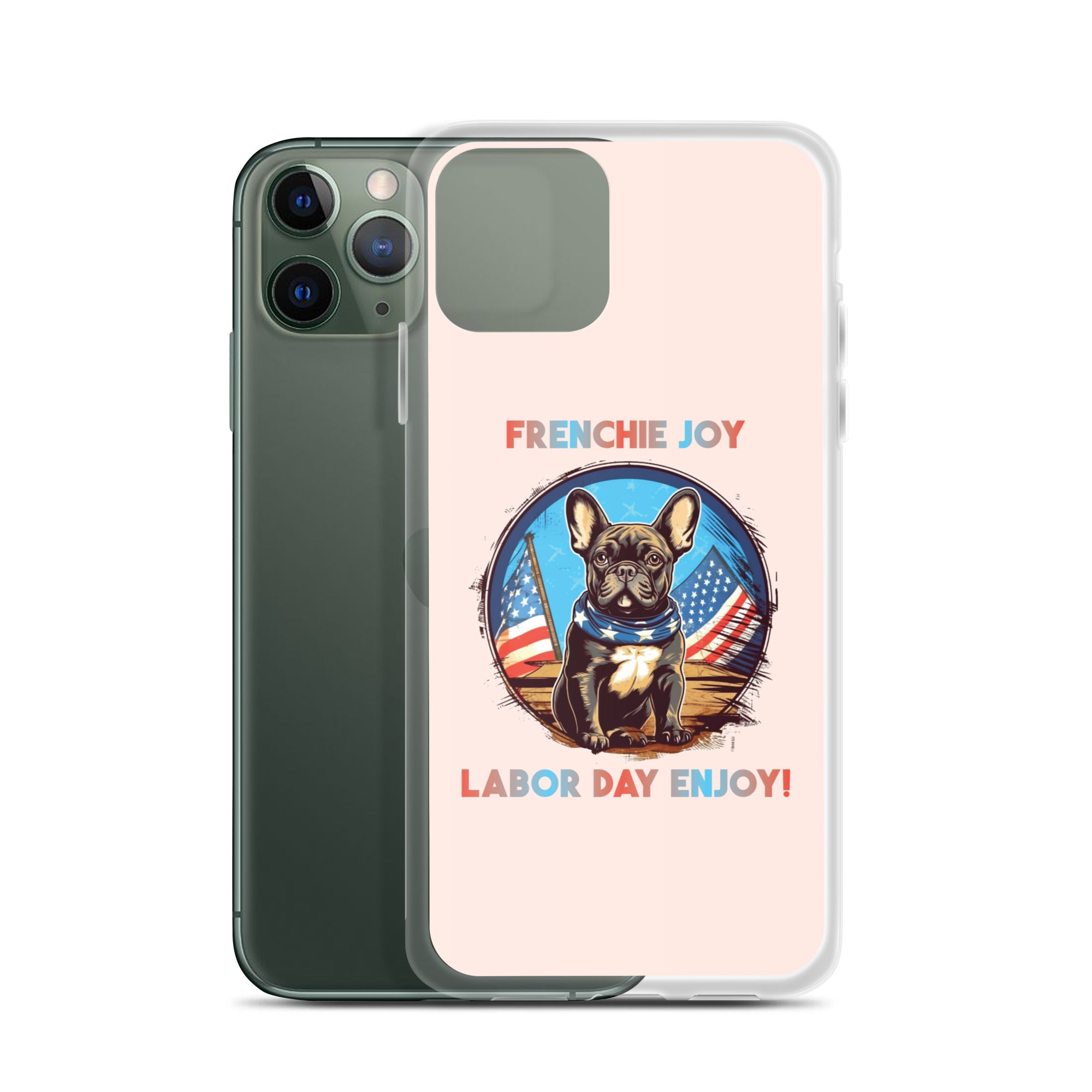 Frenchie Joy - Bulldog Clear Case For Iphone® For French Bulldogs