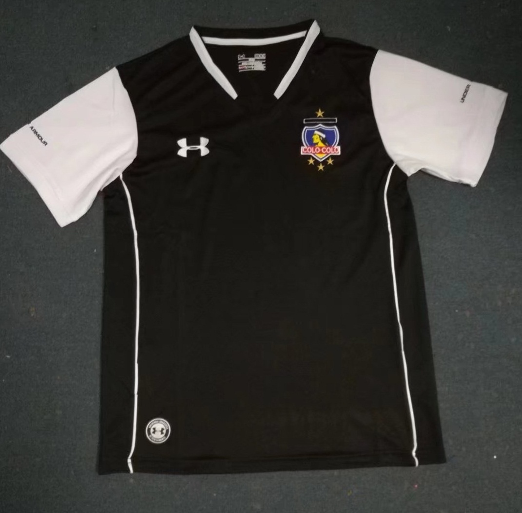 Performance Driven Colo-Colo Away 201718 Black Soccer Jersey Shirt